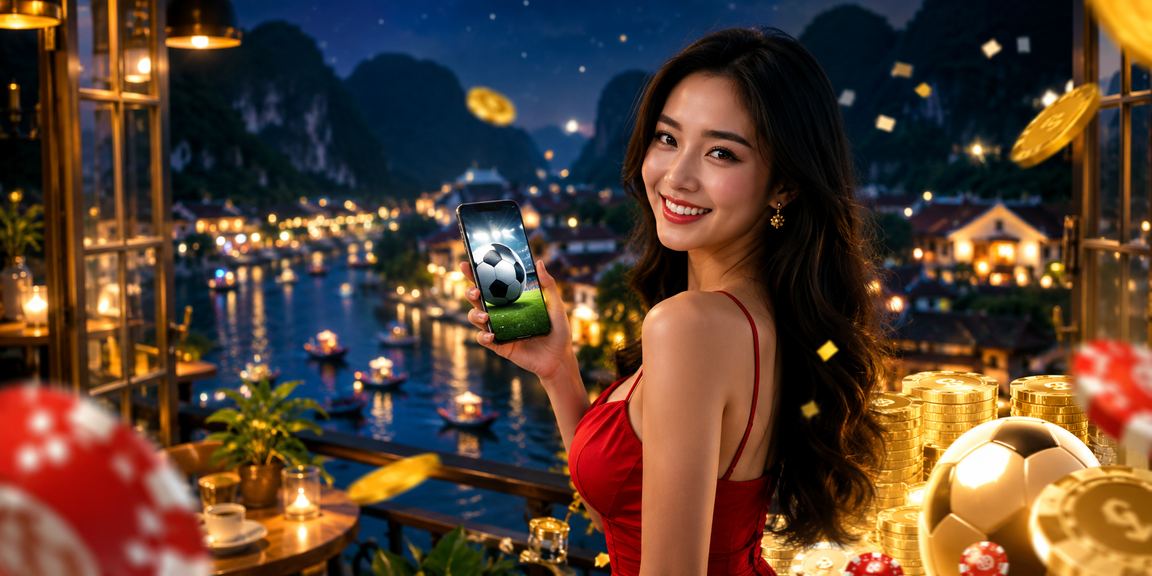 Người xem bóng đá và cá cược tại quán cà phê Ninh Bình, Việt Nam