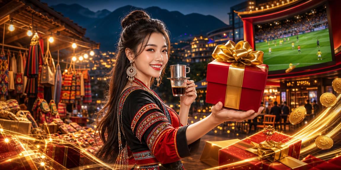 Người chơi tại Sapa thưởng thức cà phê và truy cập casino trực tuyến trong không gian núi rừng